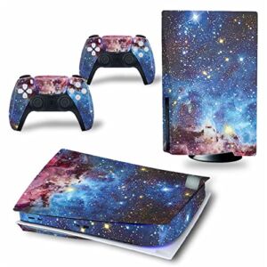 WREXIL LEEWEE for PS5 Skin Disc Edition & Digital Edition Console and Controller Vinyl Cover Skins Wraps Scratch Resistant, Compatible 17727 No Foaming (Size : Digital Edition)