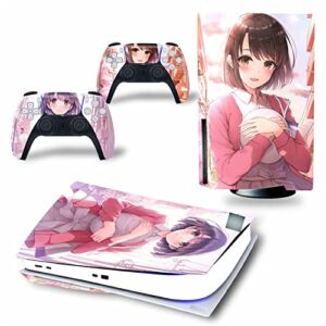 WREXIL LEEWEE for PS5 Skin Disc Edition & Digital Edition Console and Controller Vinyl Cover Skins Wraps Scratch Resistant, Compatible 95131 No Foaming (Size : Disc Version)