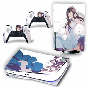 Top factory BUCEN for PS5 Skin Disc Edition & Digital Edition Console and Controller Vinyl Cover Skins Wraps Scratch Resistant, Compatible with for PS5 351112 Anti Scratch (Size : Digital Edition)