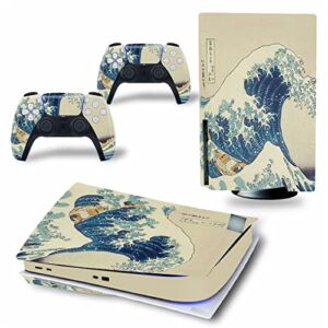 WREXIL LEEWEE for PS5 Skin Disc Edition & Digital Edition Console and Controller Vinyl Cover Skins Wraps Scratch Resistant, Compatible with for PS5 525533 No Foaming (Size : Digital Edition)