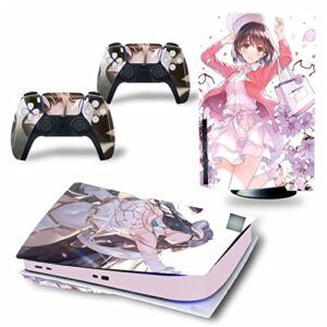 Top factory BUCEN for PS5 Skin Disc Edition & Digital Edition Console and Controller Vinyl Cover Skins Wraps Scratch Resistant, Compatible with for PS5 524186 Anti Scratch (Size : Disc Version)