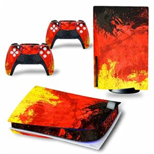 WREXIL LEEWEE for PS5 Skin Disc Edition & Digital Edition Console and Controller Vinyl Cover Skins Wraps Scratch Resistant, Compatible 56931 No Foaming (Size : Digital Edition)