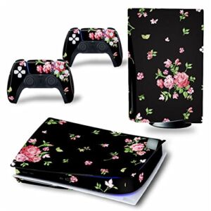 WREXIL LEEWEE for PS5 Skin Disc Edition & Digital Edition Console and Controller Vinyl Cover Skins Wraps Scratch Resistant, Compatible 97960 No Foaming (Size : Disc Version)