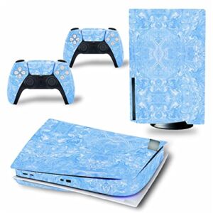 WREXIL LEEWEE for PS5 Skin Disc Edition & Digital Edition Console and Controller Vinyl Cover Skins Wraps Scratch Resistant, Compatible with for PS5 352664 No Foaming (Size : Digital Edition)