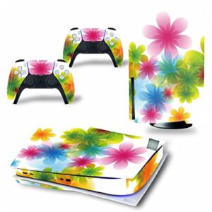 WREXIL LEEWEE for PS5 Skin Disc Edition & Digital Edition Console and Controller Vinyl Cover Skins Wraps Scratch Resistant, Compatible with for PS5 537305 No Foaming (Size : Disc Version)