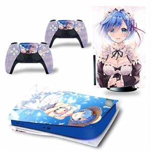 Top factory BUCEN for PS5 Skin Disc Edition & Digital Edition Console and Controller Vinyl Cover Skins Wraps Scratch Resistant, Compatible with for PS5 897392 Anti Scratch (Size : Disc Version)