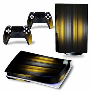 WREXIL LEEWEE for PS5 Skin Disc Edition & Digital Edition Console and Controller Vinyl Cover Skins Wraps Scratch Resistant, Compatible 64880 No Foaming (Size : Disc Version)