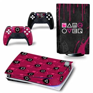 Top factory BUCEN for PS5 Skin Disc Edition & Digital Edition Console and Controller Vinyl Cover Skins Wraps Scratch Resistant, Compatible 13980 Anti Scratch (Size : Digital Edition)
