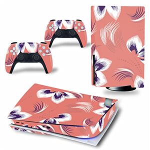 WREXIL LEEWEE for PS5 Skin Disc Edition & Digital Edition Console and Controller Vinyl Cover Skins Wraps Scratch Resistant, Compatible 64739 No Foaming (Size : Disc Version)