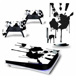 WREXIL LEEWEE for PS5 Skin Disc Edition & Digital Edition Console and Controller Vinyl Cover Skins Wraps Scratch Resistant, Compatible with for PS5 350534 No Foaming (Size : Digital Edition)