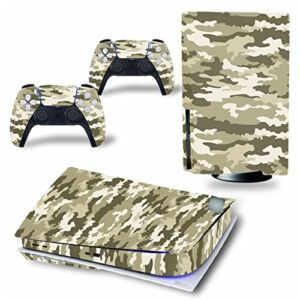 WREXIL LEEWEE for PS5 Skin Disc Edition & Digital Edition Console and Controller Vinyl Cover Skins Wraps Scratch Resistant, Compatible 28685 No Foaming (Size : Disc Version)