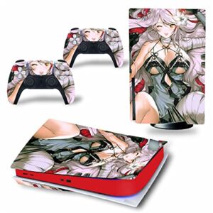 WREXIL LEEWEE for PS5 Skin Disc Edition & Digital Edition Console and Controller Vinyl Cover Skins Wraps Scratch Resistant, Compatible with for PS5 350046 No Foaming (Size : Digital Edition)