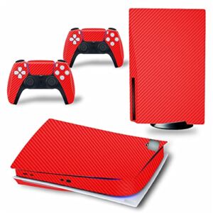 WREXIL LEEWEE for PS5 Skin Disc Edition & Digital Edition Console and Controller Vinyl Cover Skins Wraps Scratch Resistant, Compatible 49380 No Foaming (Size : Disc Version)