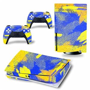 WREXIL LEEWEE for PS5 Skin Disc Edition & Digital Edition Console and Controller Vinyl Cover Skins Wraps Scratch Resistant, Compatible with for PS5 840463 No Foaming (Size : Digital Edition)