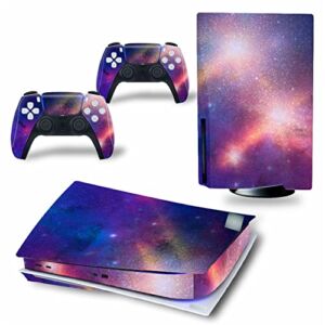 WREXIL LEEWEE for PS5 Skin Disc Edition & Digital Edition Console and Controller Vinyl Cover Skins Wraps Scratch Resistant, Compatible 07762 No Foaming (Size : Digital Edition)