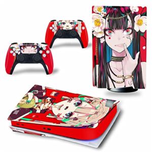 WREXIL LEEWEE for PS5 Skin Disc Edition & Digital Edition Console and Controller Vinyl Cover Skins Wraps Scratch Resistant, Compatible with for PS5 350070 No Foaming (Size : Digital Edition)