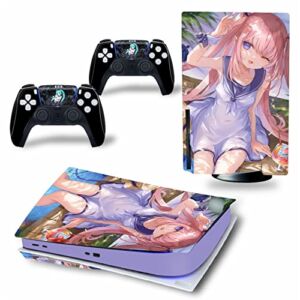 Top factory BUCEN for PS5 Skin Disc Edition & Digital Edition Console and Controller Vinyl Cover Skins Wraps Scratch Resistant, Compatible 29137 Anti Scratch (Size : Digital Edition)