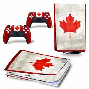 WREXIL LEEWEE for PS5 Skin Disc Edition & Digital Edition Console and Controller Vinyl Cover Skins Wraps Scratch Resistant, Compatible 96324 No Foaming (Size : Digital Edition)