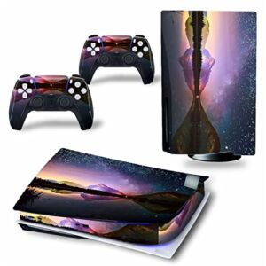 Top factory BUCEN for PS5 Skin Disc Edition & Digital Edition Console and Controller Vinyl Cover Skins Wraps Scratch Resistant, Compatible with for PS5 848594 Anti Scratch (Size : Disc Version)