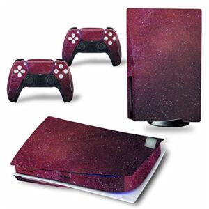 Top factory BUCEN for PS5 Skin Disc Edition & Digital Edition Console and Controller Vinyl Cover Skins Wraps Scratch Resistant, Compatible with for PS5 179140 Anti Scratch (Size : Digital Edition)