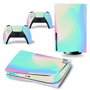 WREXIL LEEWEE for PS5 Skin Disc Edition & Digital Edition Console and Controller Vinyl Cover Skins Wraps Scratch Resistant, Compatible with for PS5 849549 No Foaming (Size : Digital Edition)