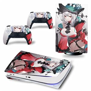 Top factory BUCEN for PS5 Skin Disc Edition & Digital Edition Console and Controller Vinyl Cover Skins Wraps Scratch Resistant, Compatible with for PS5 185078 Anti Scratch (Size : Disc Version)