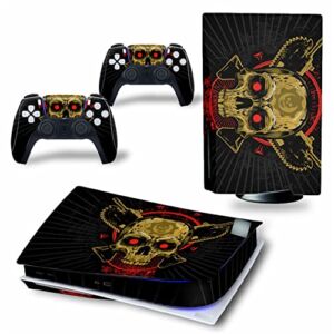 Top factory BUCEN for PS5 Skin Disc Edition & Digital Edition Console and Controller Vinyl Cover Skins Wraps Scratch Resistant, Compatible with for PS5 178495 Anti Scratch (Size : Disc Version)