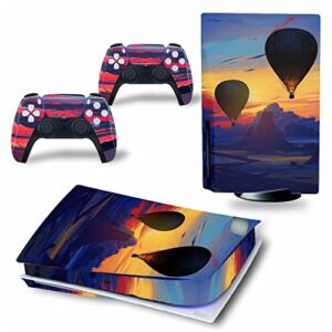 WREXIL LEEWEE for PS5 Skin Disc Edition & Digital Edition Console and Controller Vinyl Cover Skins Wraps Scratch Resistant, Compatible 98383 No Foaming (Size : Digital Edition)