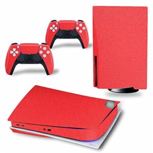WREXIL LEEWEE for PS5 Skin Disc Edition & Digital Edition Console and Controller Vinyl Cover Skins Wraps Scratch Resistant, Compatible with for PS5 163398 No Foaming (Size : Disc Version)