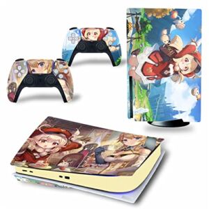 Top factory BUCEN for PS5 Skin Disc Edition & Digital Edition Console and Controller Vinyl Cover Skins Wraps Scratch Resistant, Compatible 69742 Anti Scratch (Size : Digital Edition)