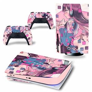 Top factory BUCEN for PS5 Skin Disc Edition & Digital Edition Console and Controller Vinyl Cover Skins Wraps Scratch Resistant, Compatible with for PS5 558821 Anti Scratch (Size : Digital Edition)