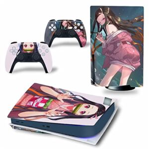 WREXIL LEEWEE for PS5 Skin Disc Edition & Digital Edition Console and Controller Vinyl Cover Skins Wraps Scratch Resistant, Compatible with for PS5 173926 No Foaming (Size : Digital Edition)