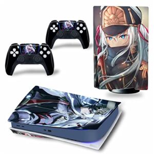 WREXIL LEEWEE for PS5 Skin Disc Edition & Digital Edition Console and Controller Vinyl Cover Skins Wraps Scratch Resistant, Compatible with for PS5 525206 No Foaming (Size : Digital Edition)
