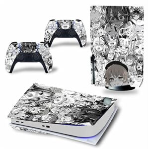 WREXIL LEEWEE for PS5 Skin Disc Edition & Digital Edition Console and Controller Vinyl Cover Skins Wraps Scratch Resistant, Compatible with for PS5 540999 No Foaming (Size : Disc Version)