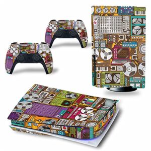 Top factory BUCEN for PS5 Skin Disc Edition & Digital Edition Console and Controller Vinyl Cover Skins Wraps Scratch Resistant, Compatible 98916 Anti Scratch (Size : Digital Edition)