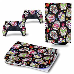 WREXIL LEEWEE for PS5 Skin Disc Edition & Digital Edition Console and Controller Vinyl Cover Skins Wraps Scratch Resistant, Compatible with for PS5 351625 No Foaming (Size : Disc Version)
