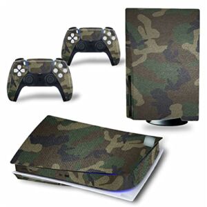 WREXIL LEEWEE for PS5 Skin Disc Edition & Digital Edition Console and Controller Vinyl Cover Skins Wraps Scratch Resistant, Compatible with for PS5 171015 No Foaming (Size : Digital Edition)