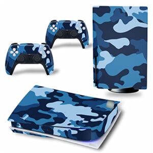 Top factory BUCEN for PS5 Skin Disc Edition & Digital Edition Console and Controller Vinyl Cover Skins Wraps Scratch Resistant, Compatible with for PS5 893120 Anti Scratch (Size : Digital Edition)