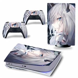WREXIL LEEWEE for PS5 Skin Disc Edition & Digital Edition Console and Controller Vinyl Cover Skins Wraps Scratch Resistant, Compatible with for PS5 160439 No Foaming (Size : Digital Edition)