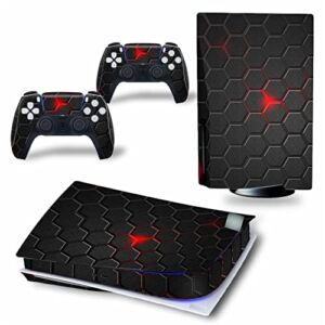 Top factory BUCEN for PS5 Skin Disc Edition & Digital Edition Console and Controller Vinyl Cover Skins Wraps Scratch Resistant, Compatible with for PS5 183139 Anti Scratch (Size : Disc Version)
