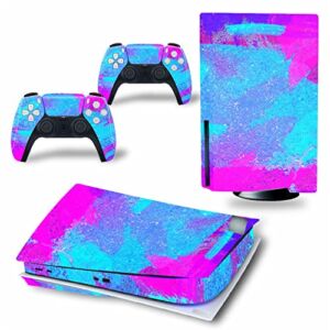 Top factory BUCEN for PS5 Skin Disc Edition & Digital Edition Console and Controller Vinyl Cover Skins Wraps Scratch Resistant, Compatible with for PS5 535738 Anti Scratch (Size : Disc Version)