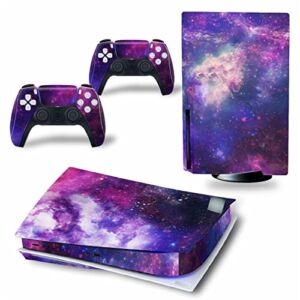 WREXIL LEEWEE for PS5 Skin Disc Edition & Digital Edition Console and Controller Vinyl Cover Skins Wraps Scratch Resistant, Compatible with for PS5 355105 No Foaming (Size : Digital Edition)