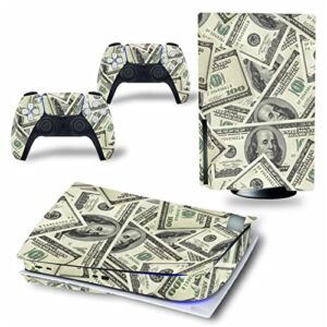 Top factory BUCEN for PS5 Skin Disc Edition & Digital Edition Console and Controller Vinyl Cover Skins Wraps Scratch Resistant, Compatible with for PS5 163646 Anti Scratch (Size : Disc Version)