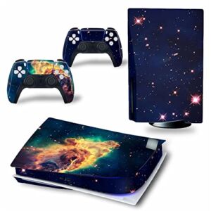 Top factory BUCEN for PS5 Skin Disc Edition & Digital Edition Console and Controller Vinyl Cover Skins Wraps Scratch Resistant, Compatible with for PS5 359017 Anti Scratch (Size : Disc Version)