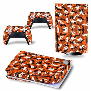 WREXIL LEEWEE for PS5 Skin Disc Edition & Digital Edition Console and Controller Vinyl Cover Skins Wraps Scratch Resistant, Compatible with for PS5 351915 No Foaming (Size : Digital Edition)
