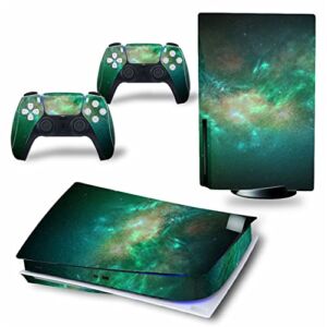 WREXIL LEEWEE for PS5 Skin Disc Edition & Digital Edition Console and Controller Vinyl Cover Skins Wraps Scratch Resistant, Compatible with for PS5 358180 No Foaming (Size : Digital Edition)