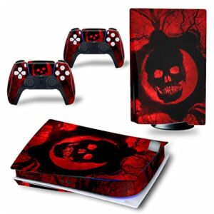 WREXIL LEEWEE for PS5 Skin Disc Edition & Digital Edition Console and Controller Vinyl Cover Skins Wraps Scratch Resistant, Compatible 70892 No Foaming (Size : Digital Edition)
