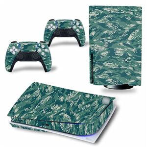 WREXIL LEEWEE for PS5 Skin Disc Edition & Digital Edition Console and Controller Vinyl Cover Skins Wraps Scratch Resistant, Compatible 66328 No Foaming (Size : Disc Version)
