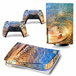 WREXIL LEEWEE for PS5 Skin Disc Edition & Digital Edition Console and Controller Vinyl Cover Skins Wraps Scratch Resistant, Compatible with for PS5 365589 No Foaming (Size : Digital Edition)