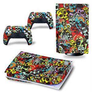 WREXIL LEEWEE for PS5 Skin Disc Edition & Digital Edition Console and Controller Vinyl Cover Skins Wraps Scratch Resistant, Compatible with for PS5 179705 No Foaming (Size : Digital Edition)